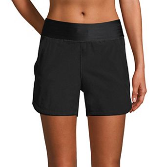 Petite Lands' End 5" Quick Dry Swim Shorts With Panty