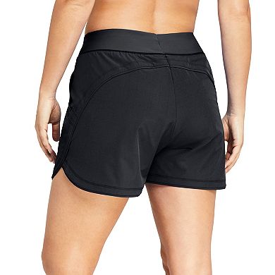 Plus Size Lands' End Quick Dry Thigh-Minimizer With Panty Swim Board Shorts