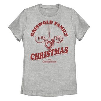 Juniors' National Lampoon's Christmas Vacation Griswold Family Christmas Tee