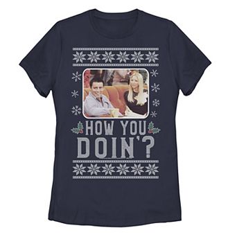 Juniors' Friends Holiday Doin' Christmas Photo Tee