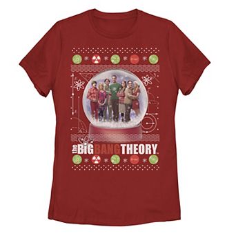 Juniors' The Big Bang Theory Christmas Snow Globe Tee