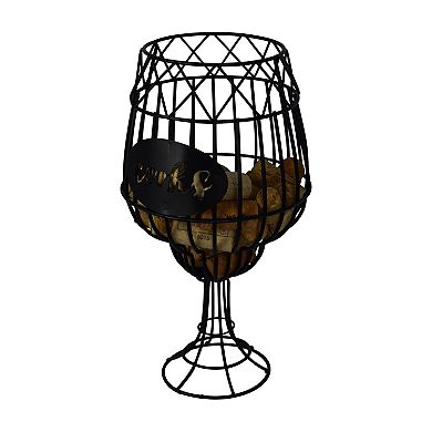 Prinz Decorative Wine Glass Cork Holder Table Decor
