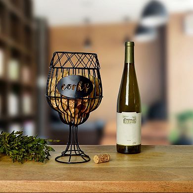 Prinz Decorative Wine Glass Cork Holder Table Decor