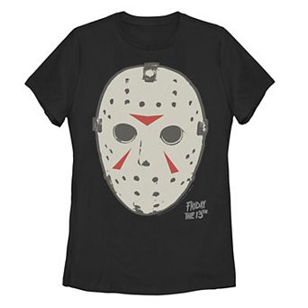 Juniors' Friday The 13th Friday Mask Halloween Tee