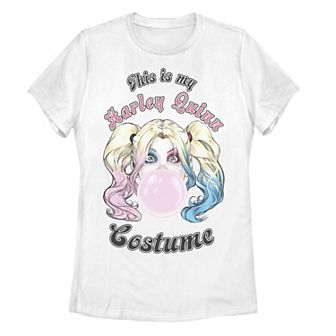 Juniors' DC Comics "This Is My Harley Quinn Costume" Tee