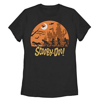 Juniors' Scooby-Doo & The Gang Trick Or Treat Halloween Night Tee