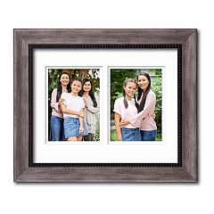 Picture Frames Set Photo Frames: 10 Pack Rustic Wood Family Picture Frame  Collage Wall Decor with Mat Simple Lightweight Matted Gallery Picture Frames  for Wall Tabletop Including 8x10 5x7 4x6 