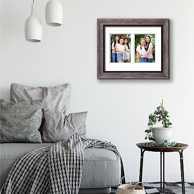 Courtside Market 2-Opening Double Mat 5" x 7" Collage Frame