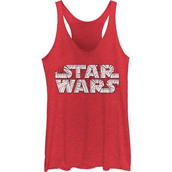 Juniors' Star Wars Wrap Star Logo Graphic Tank Top