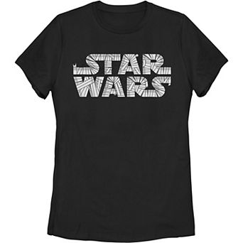Juniors' Star Wars Wrap Star Logo Graphic Tee