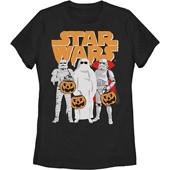 Juniors' Star Wars Trick Or Treat Halloween Graphic Tee