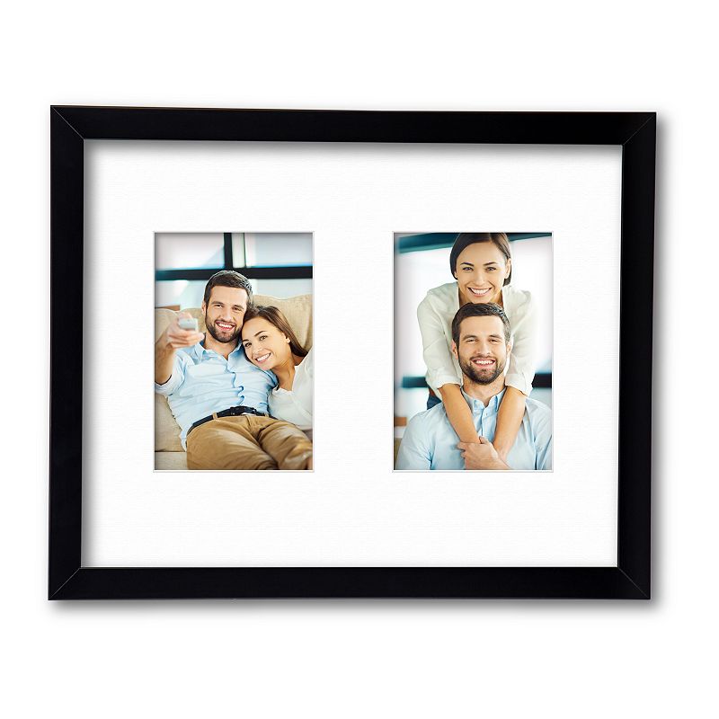 Harvest Collection Black Collage Frame with White Mat, 11X14