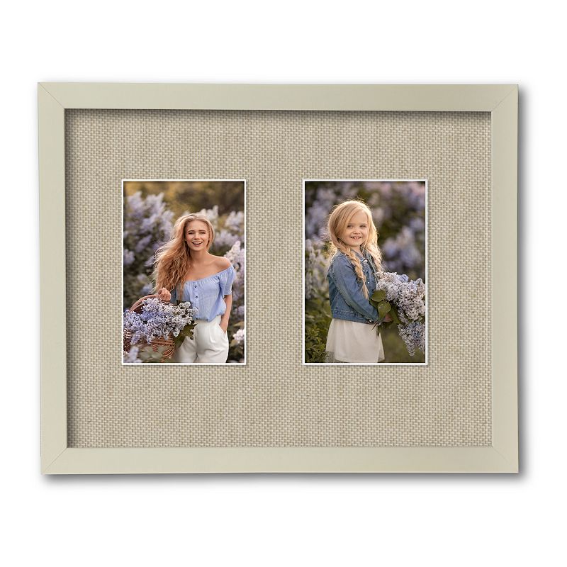 30807684 Harvest Collection Cream Collage Frame with Linen  sku 30807684