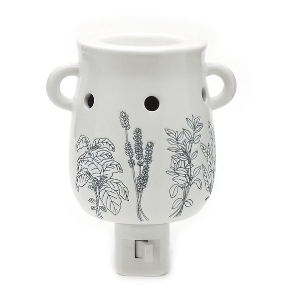 Sonoma Goods For Life® White Floral Outlet Wax Melt Warmer