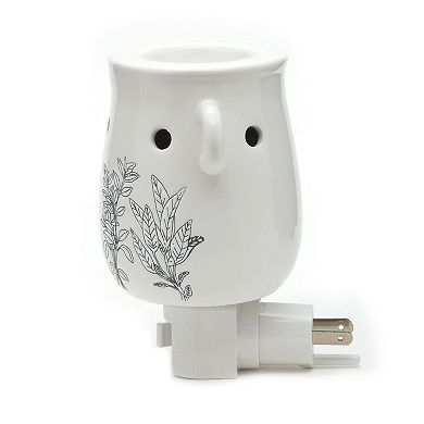 Sonoma Goods For Life White Floral Outlet Wax Melt Warmer