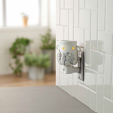 Sonoma Goods For Life White Floral Outlet Wax Melt Warmer