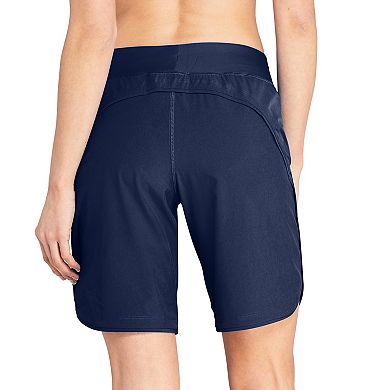 Petite Lands' End Quick Dry Thigh-Minimizer With Panty Swim Long Board Shorts