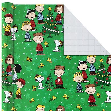 Hallmark Christmas Peanuts Wrapping Paper 3-Pack