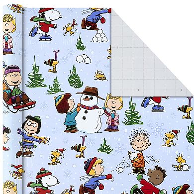 Hallmark Christmas Peanuts Wrapping Paper 3-Pack