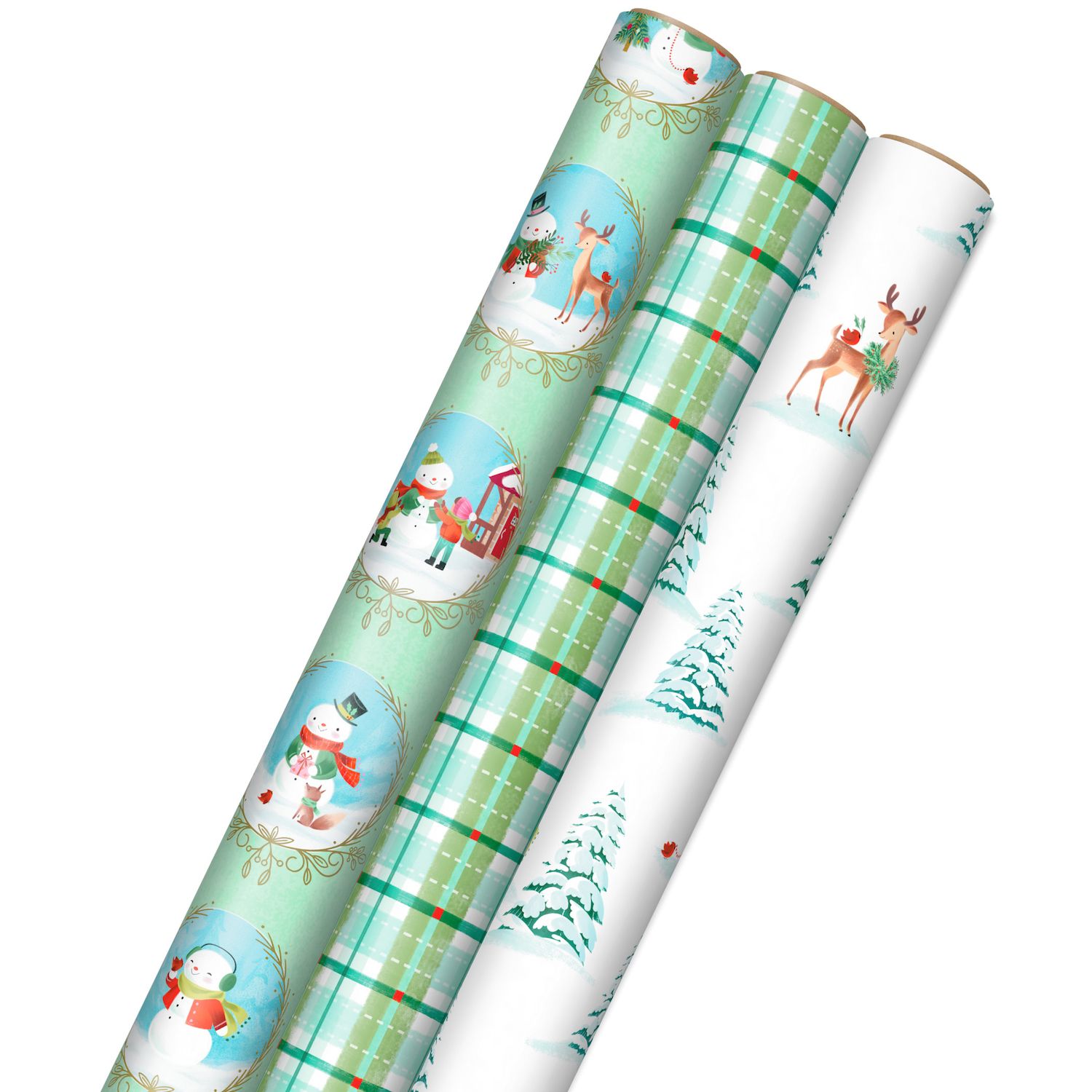 mint green wrapping paper