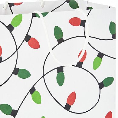 Hallmark Sustainable Kraft Christmas Gift Bags for Kids 8-Pack