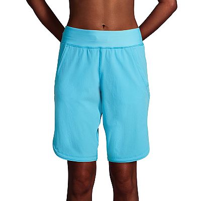 Women s Lands End 11 Quick Dry Swim Board Shorts With Panty