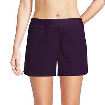 Women's Lands' End 3" Quick Dry Swim Shorts With Panty