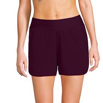 Women's Lands' End 3" Quick Dry Swim Shorts With Panty