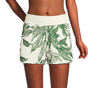 Women's Lands' End 3" Quick Dry Swim Shorts With Panty