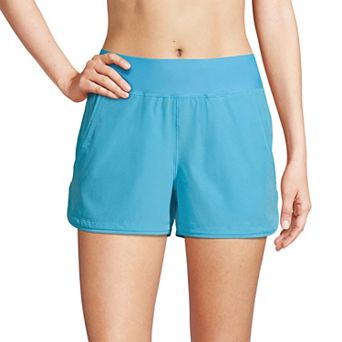 Women's Lands' End 3" Quick Dry Swim Shorts With Panty