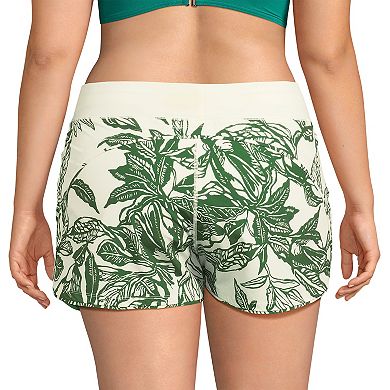 Plus Size Lands' End Quick Dry Thigh-Minimizer With Panty Swim Board Shorts