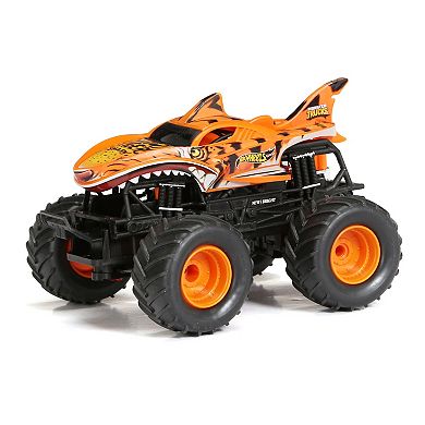 New Bright 1:24 RC Hot Wheels Monster Truck Twin-Pack: Bone Shaker and ...