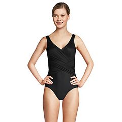 Plus Size Lands' End DDD-Cup SlenderSuit Tummy Control One-Piece