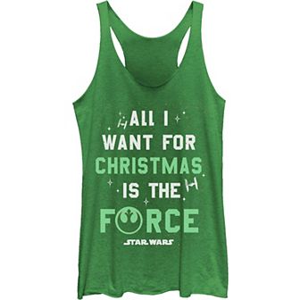 Juniors' Star Wars All I Want For Christmas Tank Top