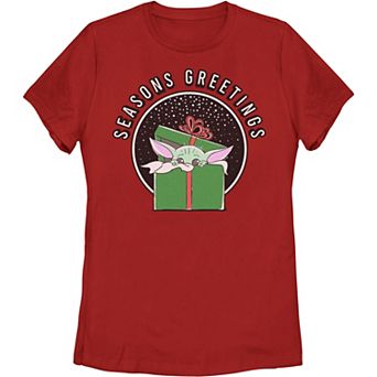 Juniors' Star Wars Season Greetings Tee