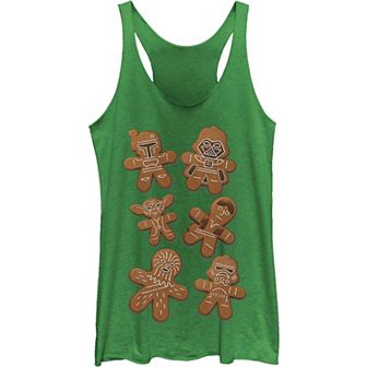 Juniors' Star Wars Christmas Ginger Bread Wars Tank Top