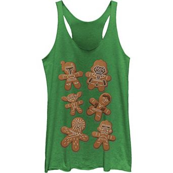 Juniors' Star Wars Christmas Ginger Bread Wars Tank Top
