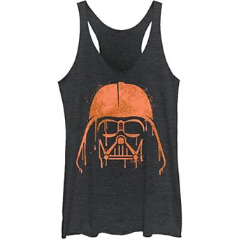 Juniors' Star Wars Darth Vader Helmet Drip Tank Top
