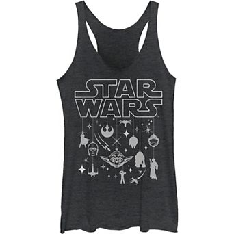 Juniors' Star Wars Ornament Holiday Tank Top