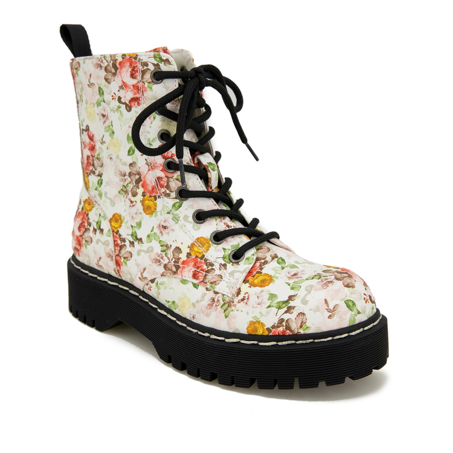 white combat boots kohls