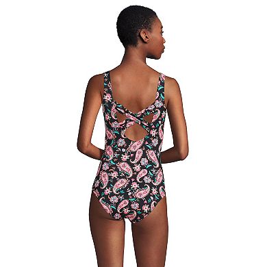 Women's Lands' End Carmela SlenderSuit One-Piece Swimsuit