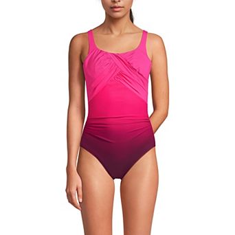 Women's Lands' End Carmela SlenderSuit One-Piece Swimsuit