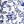White Blue Floral