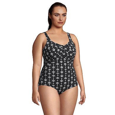 Plus Size Lands' End Carmela SlenderSuit G-Cup One-Piece Swimsuit