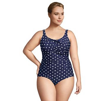 Plus Size Lands' End Carmela SlenderSuit One-Piece Swimsuit
