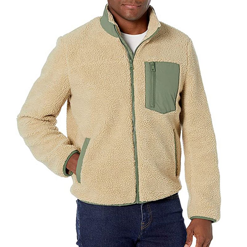 69892518 Mens G.H. Bass All-Over Sherpa Stand-Collar Jacket sku 69892518