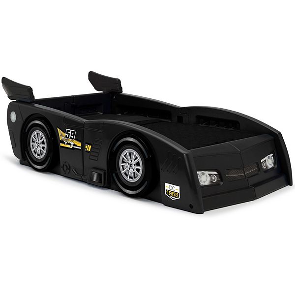 Grand Prix Race Car Toddler Twin Bed, Delta Children Turbo Race Car Twin Bed Black