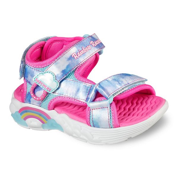 Skechers® Rainbow Racer Toddler Girls' Light-Up Sandals
