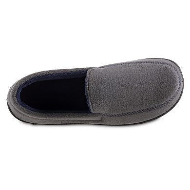 isotoner Roman Recycled Fleece Men's Moccasin Slippers