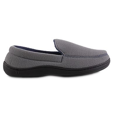 isotoner Roman Recycled Fleece Men's Moccasin Slippers